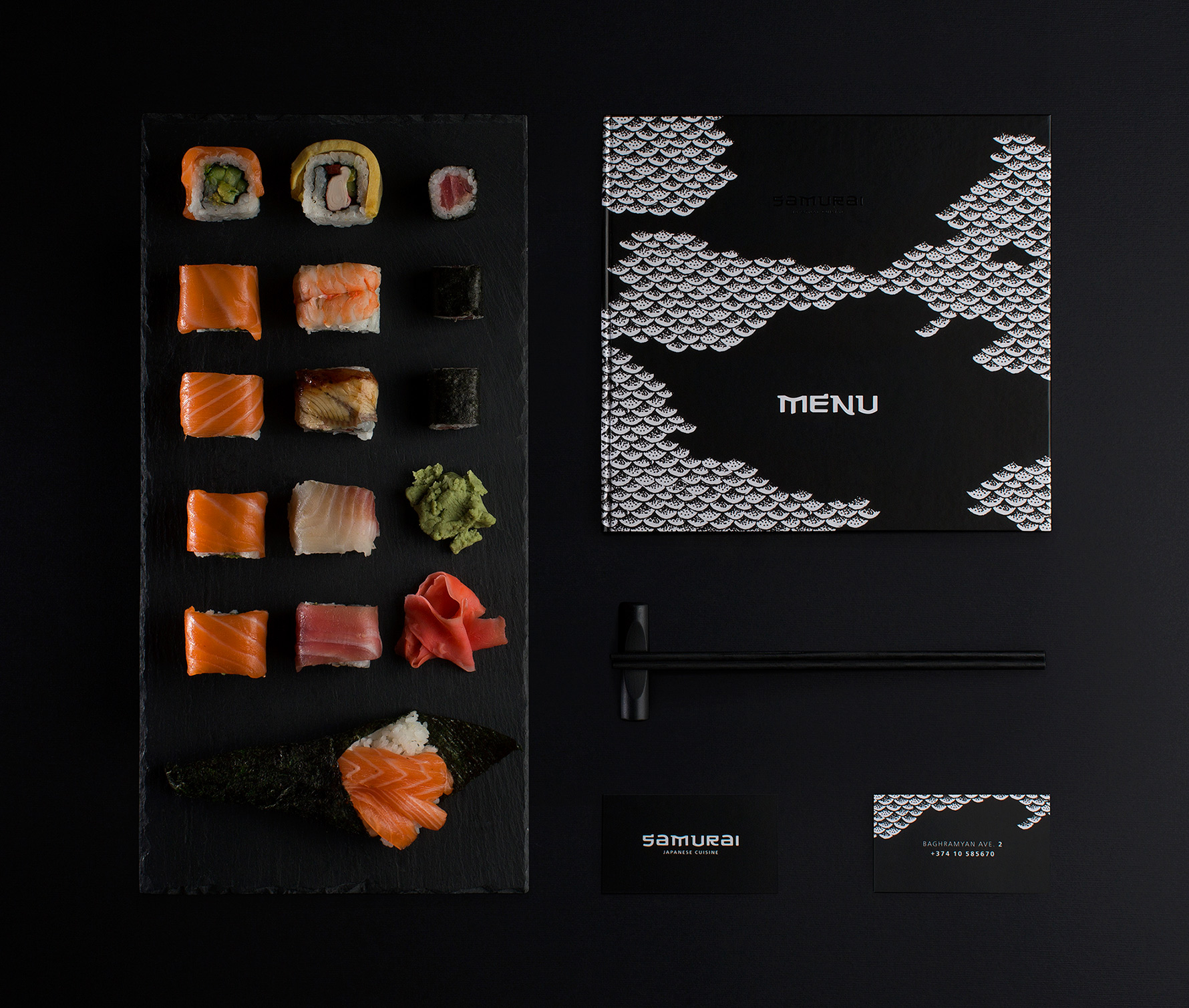  SAMURAI JAPANESE CUISINE BRANDING